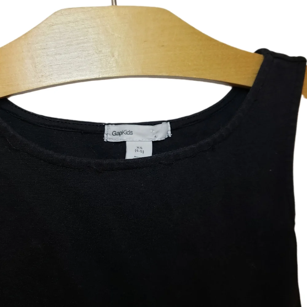 Gap Kids XS 4-5Y Black Sleeveless Party Dress